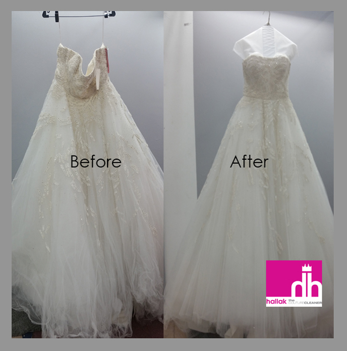 Before and After | Hallak Cleaners Bridal | Hackensack, NJ
